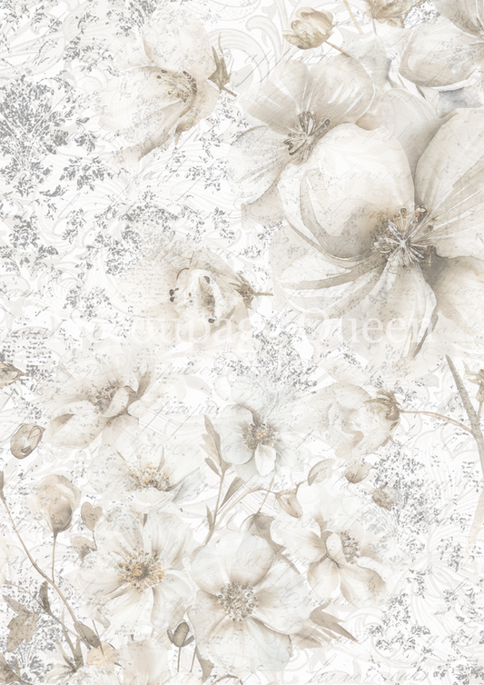 Dainty and the Queen - Delicate Flower Rice Paper