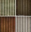 Fall Stripes Four Pack Rice Paper - Decoupage Queen