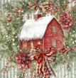 Ellen J. Goods - Santa's Cottage Rice Paper - Decoupage Queen
