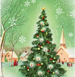 Ellen J. Goods - Village Tree Rice Paper - Decoupage Queen