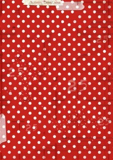 Ellen J. Goods - Jingle Dots Rice Paper - Decoupage Queen