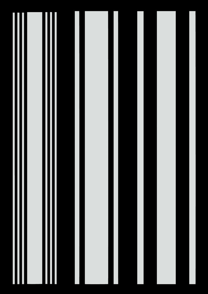 Grain Sack Stripes Stencil - Decoupage Queen