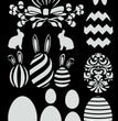 Easter Bundle/Easter Eggs Stencil - Decoupage Queen