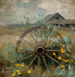 Darius' Wagon Wheel - Tissue Paper - Flippin Furniture
