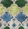 Distressed Tile - Tissue Paper - MINT/GGS