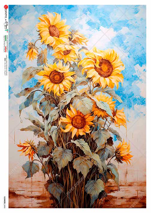 Flowers 0406 Rice Paper - Paper Designs