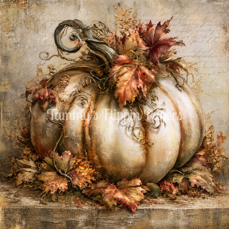 Faded October Decoupage Paper - Flippin Furniture
