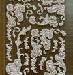 LaBlanche Mixed Media/Vintage Embellishment Sticker (Floral Rococo)