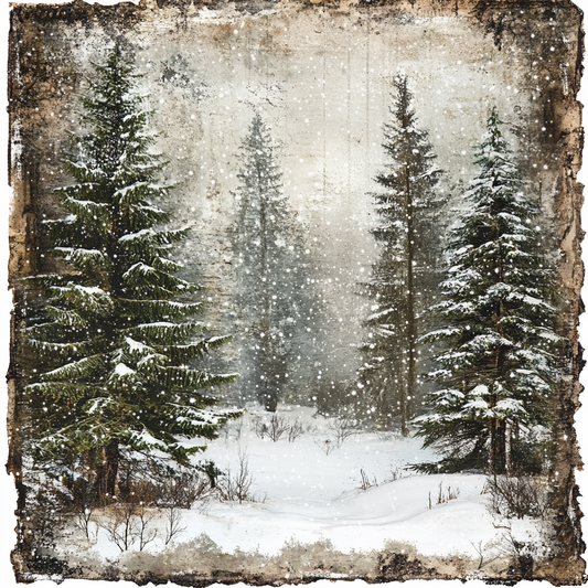 Frosted Pines 2 Tissue Paper - Flippin Furniture