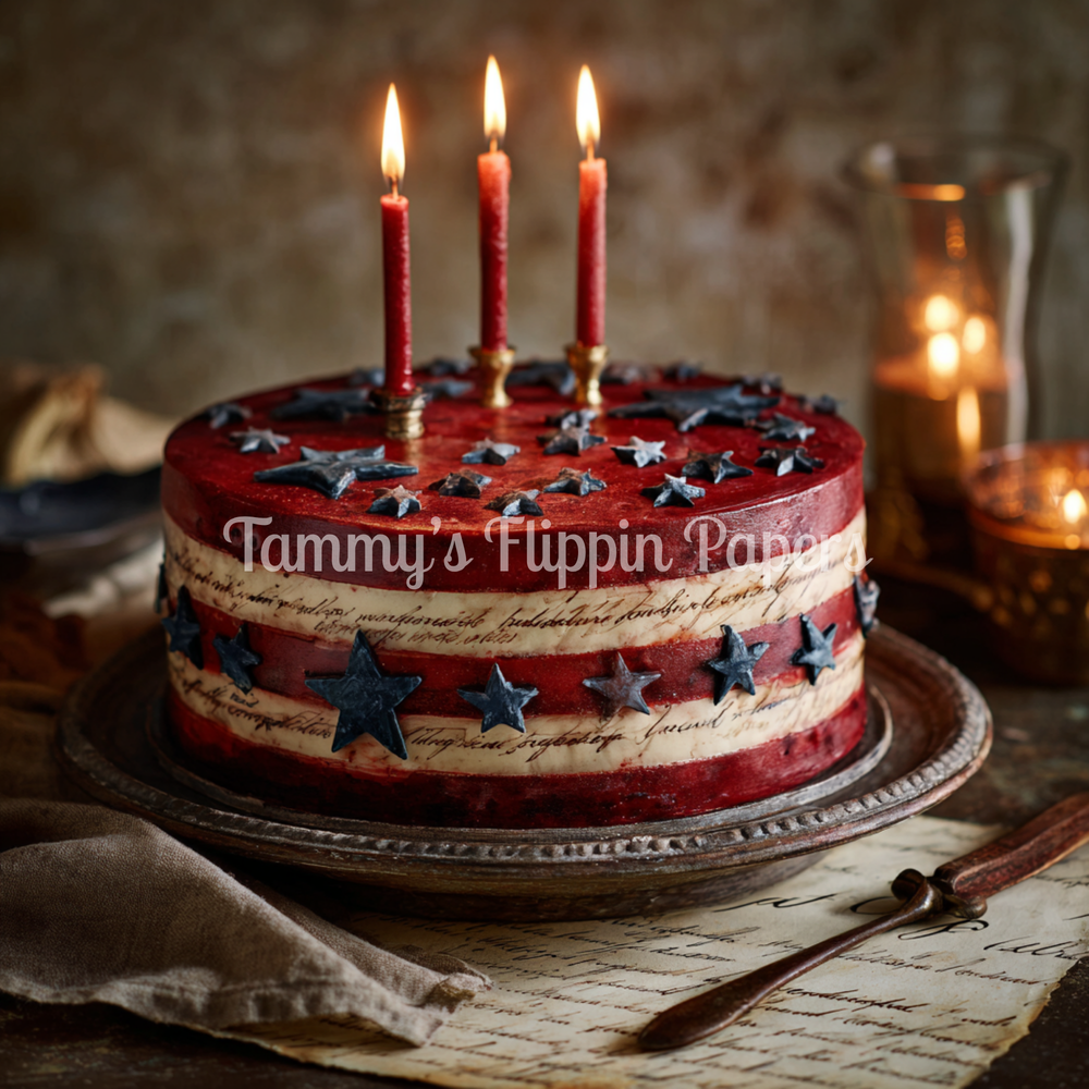 Happy Birthday America Tissue Paper - Flippin Furniture