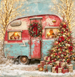 Holiday Glamping Decoupage Paper - Flippin Furniture
