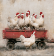 Holiday Hen Party Tissue Paper - Flippin Furniture