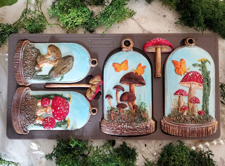 Enchanted Shroom Decor Mould - ReDesign with Prima
