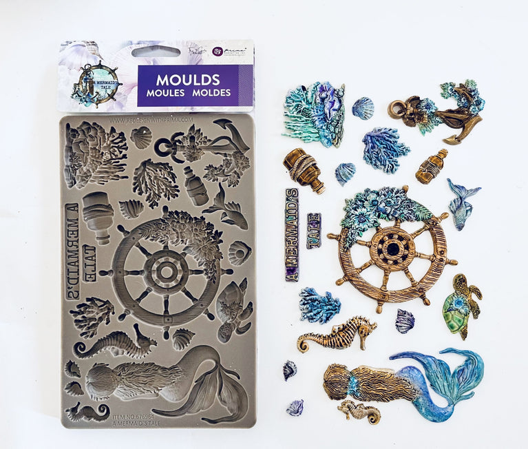 Mermaid's Tale Decor Mould - ReDesign with Prima