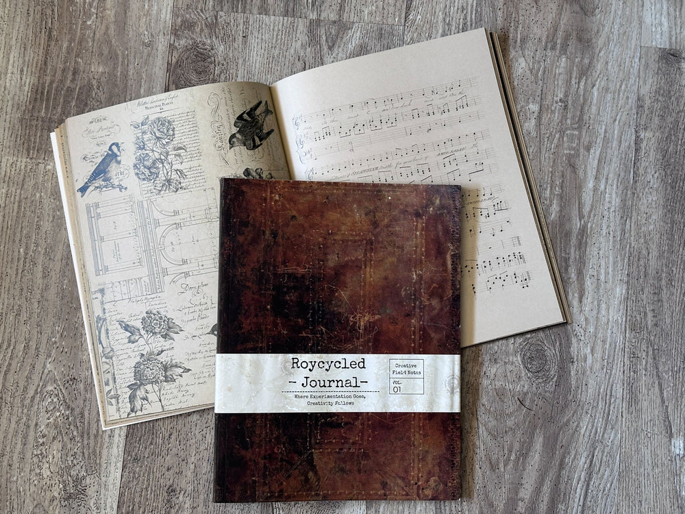 Roycycled Journal - Roycycled Decoupage Paper