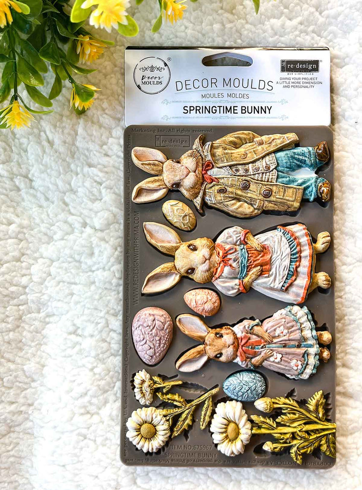 Springtime Bunny Decor Mould - ReDesign with Prima