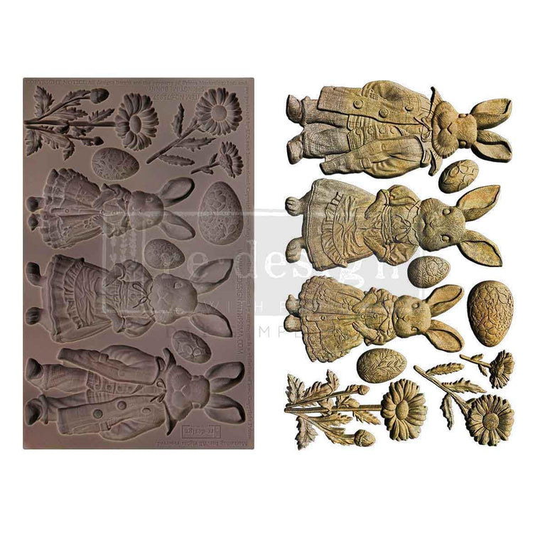 Springtime Bunny Decor Mould - ReDesign with Prima