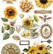 Sunflower Ephemera Journal Pack -  Decoupage Queen