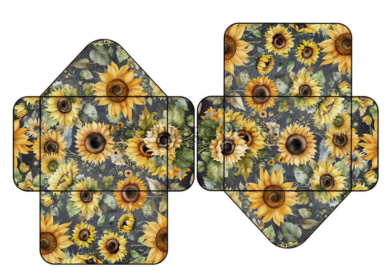 Sunflower Ephemera Journal Pack -  Decoupage Queen