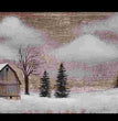 Country Winter Scene Decoupage Paper - Painting Lady Designs