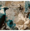 Teal Peacock Bloom Rice Paper - LaBlanche
