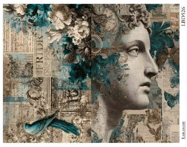 Bluebird Cameo Rice Paper - LaBlanche