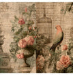 Vintage Rose Birds Rice Paper - LaBlanche