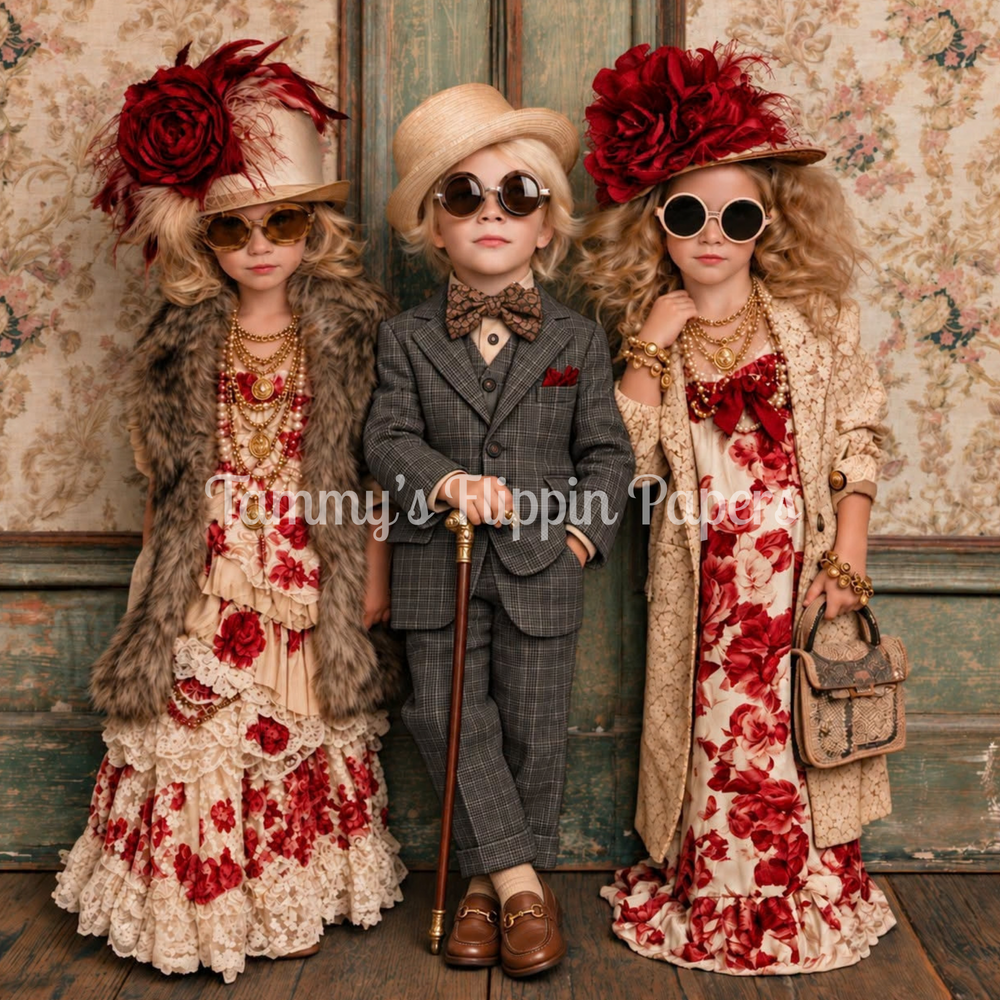Little Red Legends Decoupage Paper - Flippin Furniture