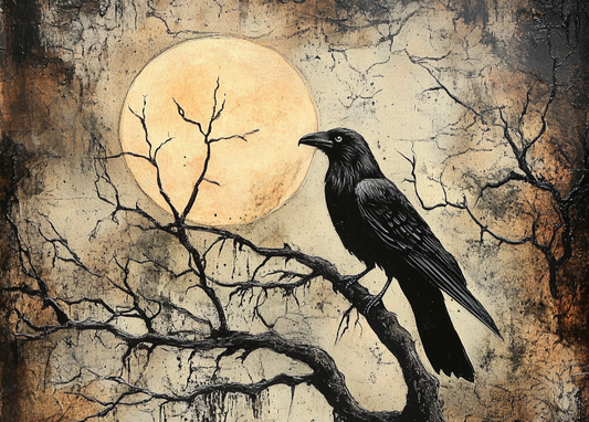 Moonlit Crow Tissue Paper (18lb.) - Flippin Furniture