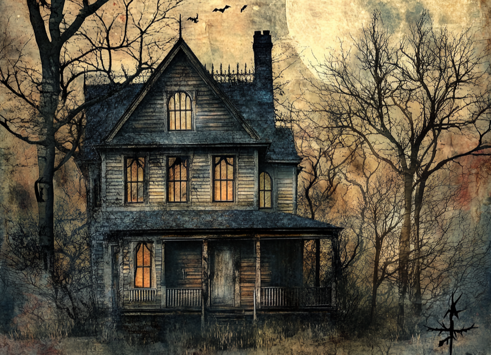 Moonlit Manor Tissue Paper 10"x14" (18lb. paper) - Flippin Furniture