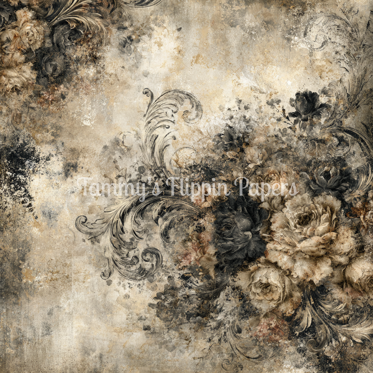 Mourning Garden Tissue Paper - Flippin Furniture