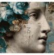 Blue Floral Portrait Rice Paper - LaBlanche