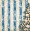 Navy Tidal Stripes Decoupage Paper - Flippin Furniture