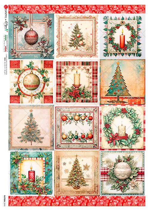 Pattern 0245 Rice Paper - Paper Designs