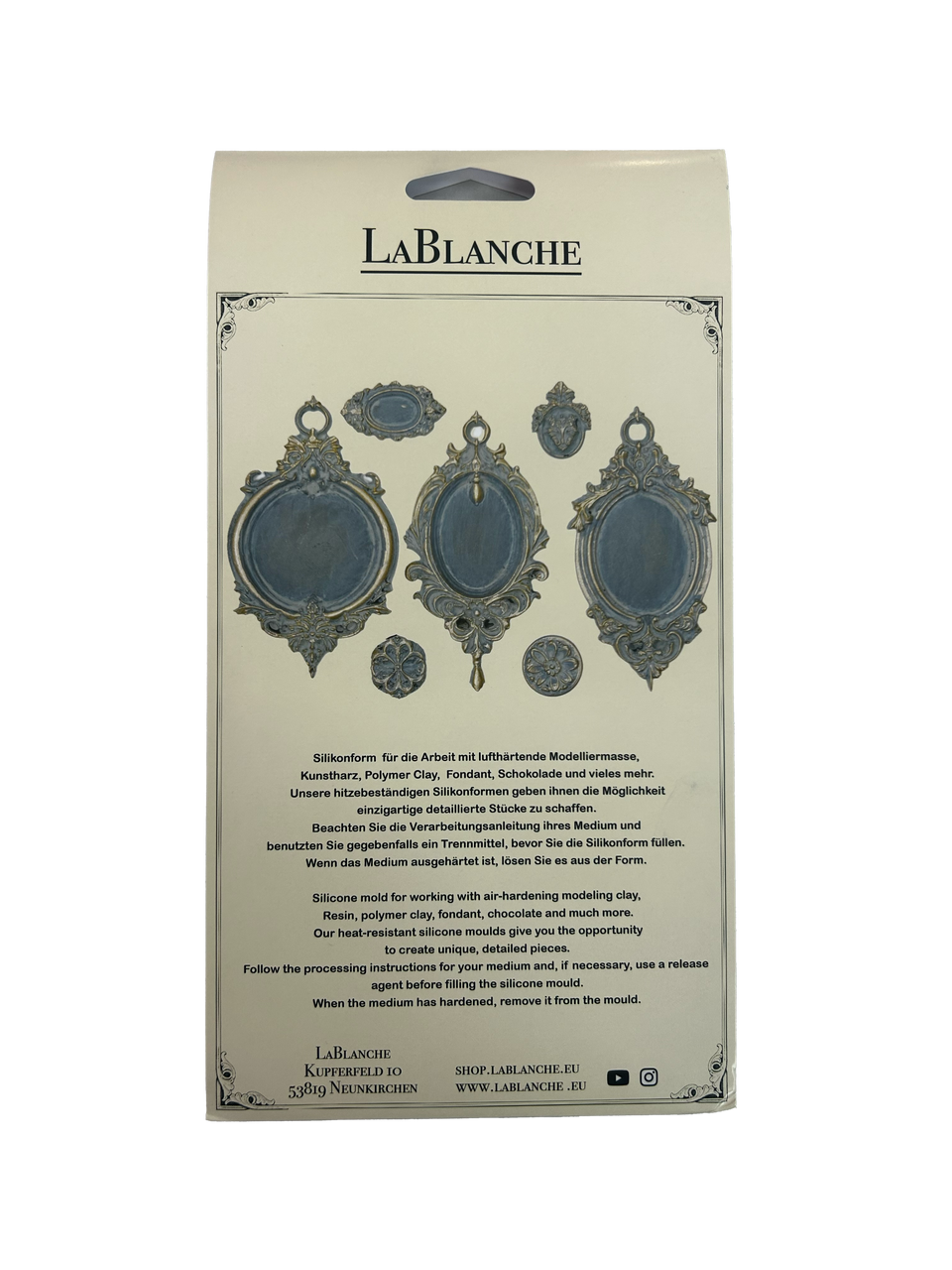 Pendant/Ornaments Silicone Mould, Ltd Edition - LaBlanche