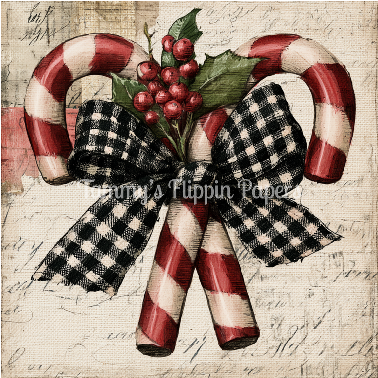 Peppermint Wishes Tissue Paper - Flippin Furniture