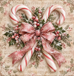 Pink Peppermint Kisses Decoupage Paper - Flippin Furniture