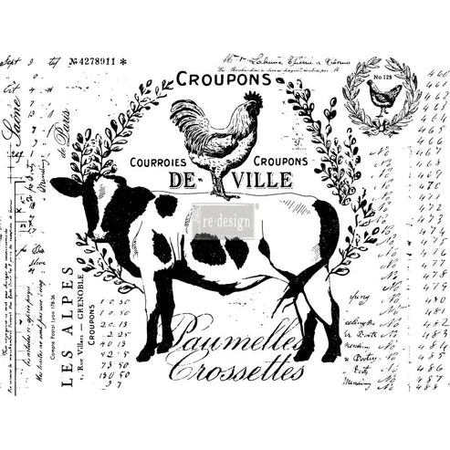 Farm Delight Decor Transfer - ReDesign with Prima