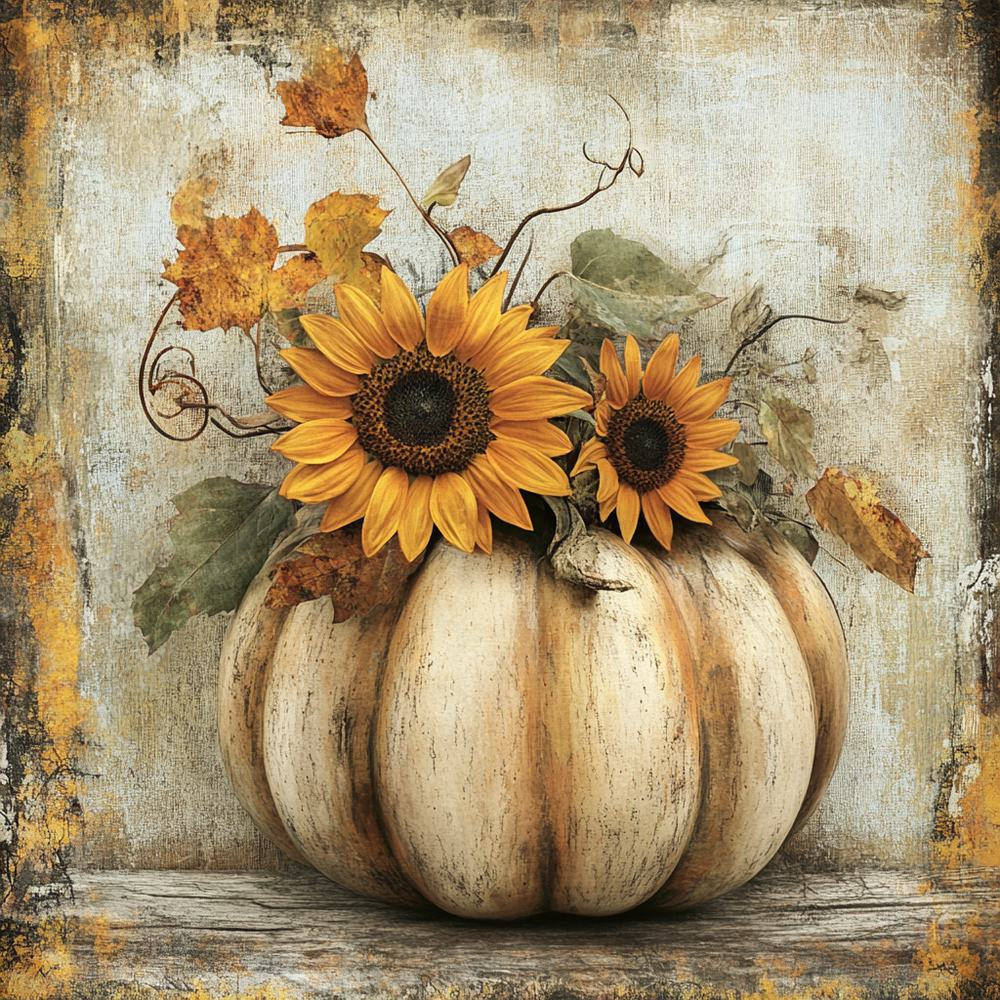 Pumpkin Bloom Tissue Paper - Flippin Furniture