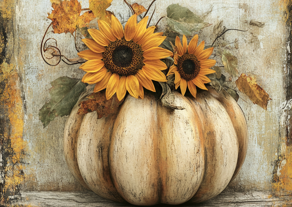 Pumpkin Bloom Tissue Paper 10"x14" (18lb. paper) - Flippin Furniture