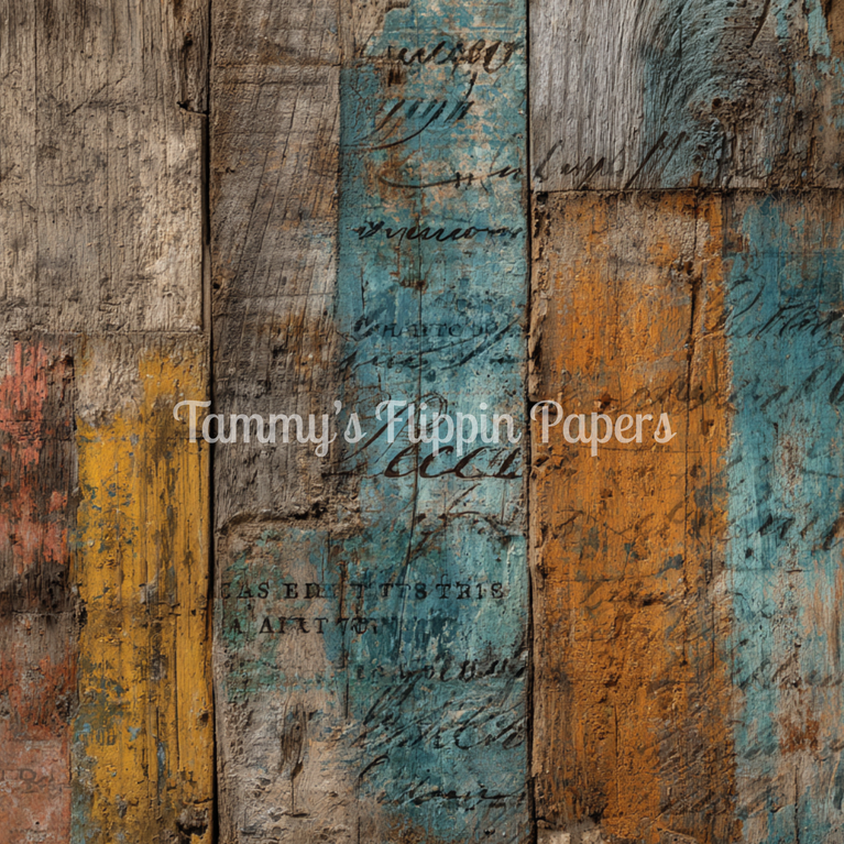 Reclaimed Planks Tissue Paper - Flippin Furniture