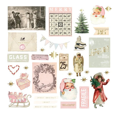 Christmas Market Collection - Festive Ephemera - Prima Marketing