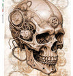Skull 0041 Rice Paper - Paper Designs