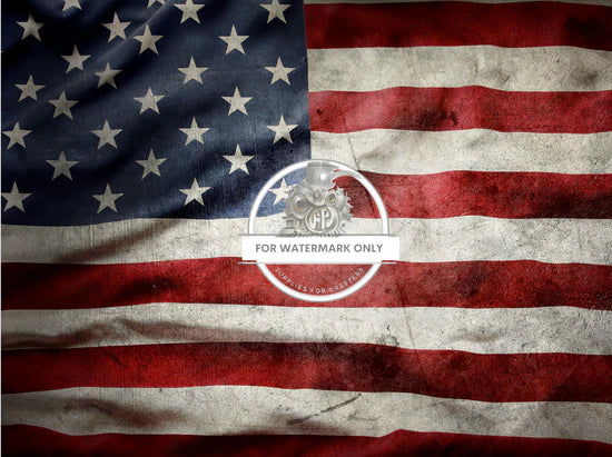 Grunge American Flag A3 Rice Paper (DC5000) - Decoupage Central