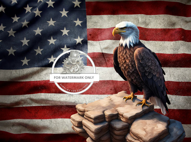 The Eagle Rice Paper (DC318)- Decoupage Central