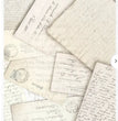 Old Letters Background Rice Paper (R0745) - ITD Collection