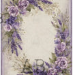 Lavender Wreaths (4987) Rice Paper- AB Studios