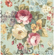 Mint Green Cottage Rose (#ID159) Rice Paper - Milky Valley