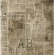 Aged Old Newspaper Background (#ID353) Rice Paper - Milky Valley