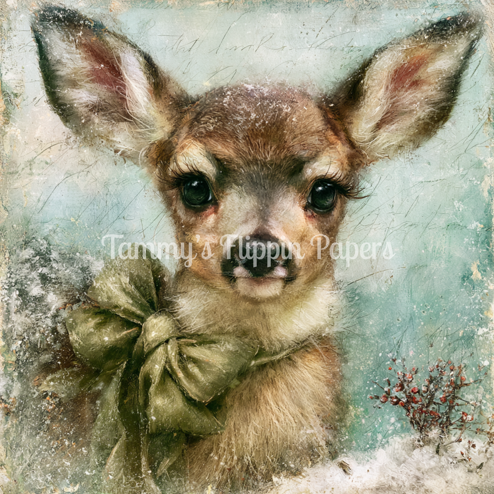 Snow Kissed Fawn Tissue Paper - Flippin Furniture